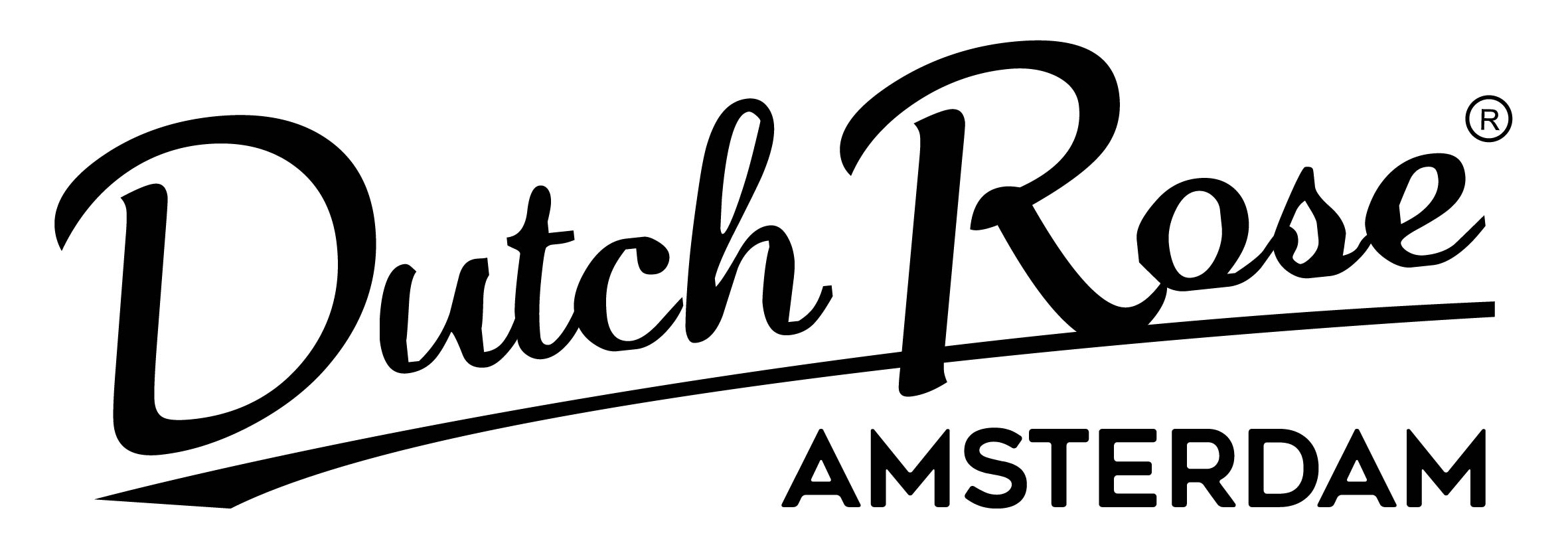 logo Dutch Rose Amsterdam zwart
