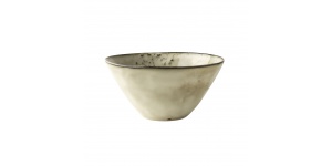 182031-Kom-D14xH7-cm-Creme-stoneware-Organic-shapes-of-nature-servies