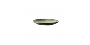 182038-Bord-17-cm-Groen-stoneware-Organic-shapes-of-nature-servies